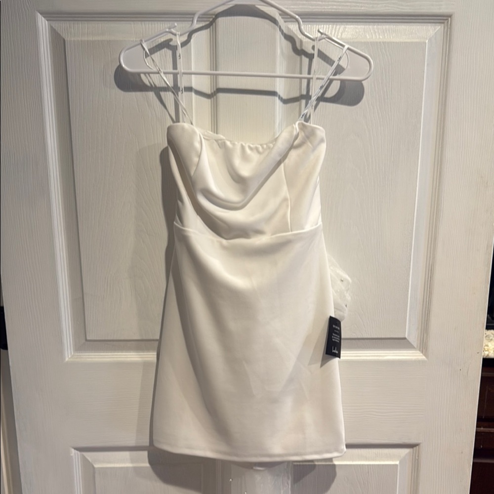 Elegant White Mini Dress